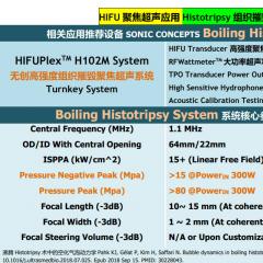 定焦ITH系统-H102M：Histotripsy组织摧毁术/空化机械消融